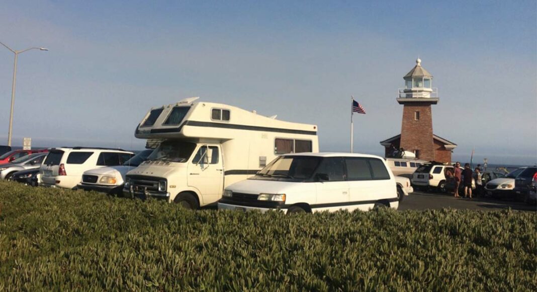 RV camping lighthouse field santa cruz