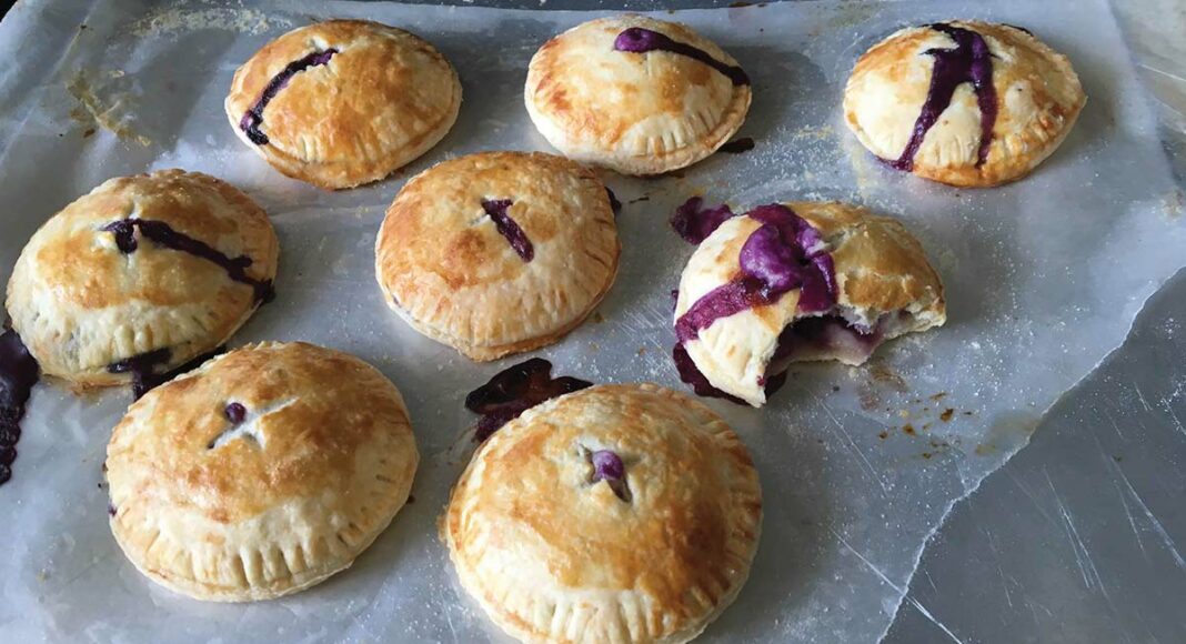 blueberry hand pies for a Food Exchange