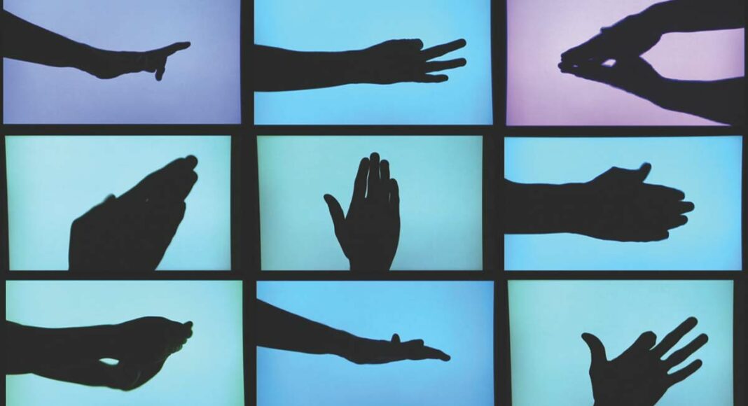 A still from Ergonomic Exercises for Computer Users