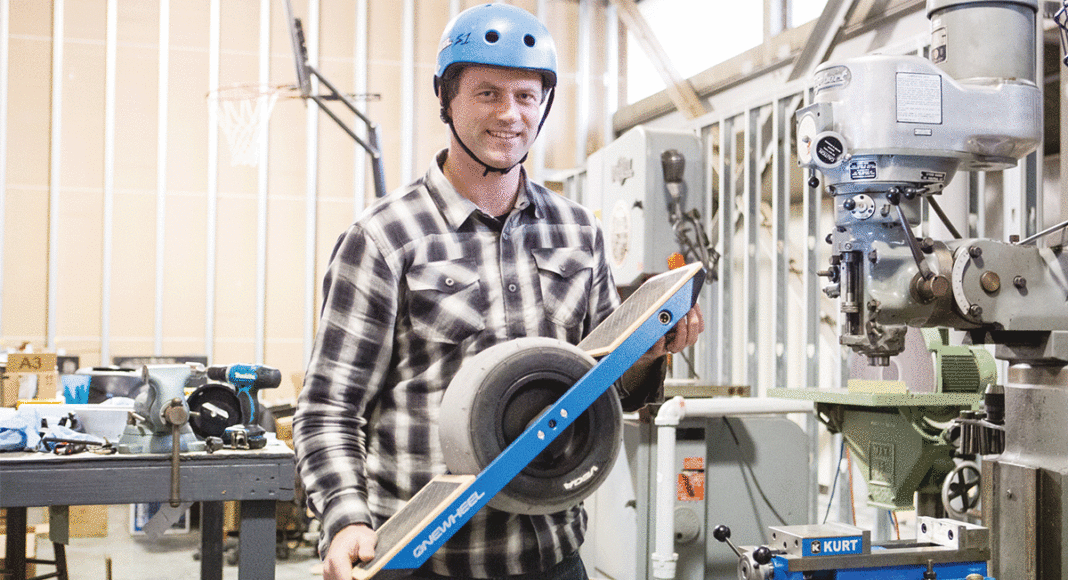 Kyle Doerksen, CEO and founder of electric skateboard company OneWheel