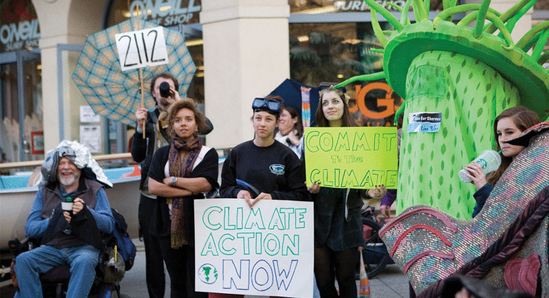 Climate Change protestors