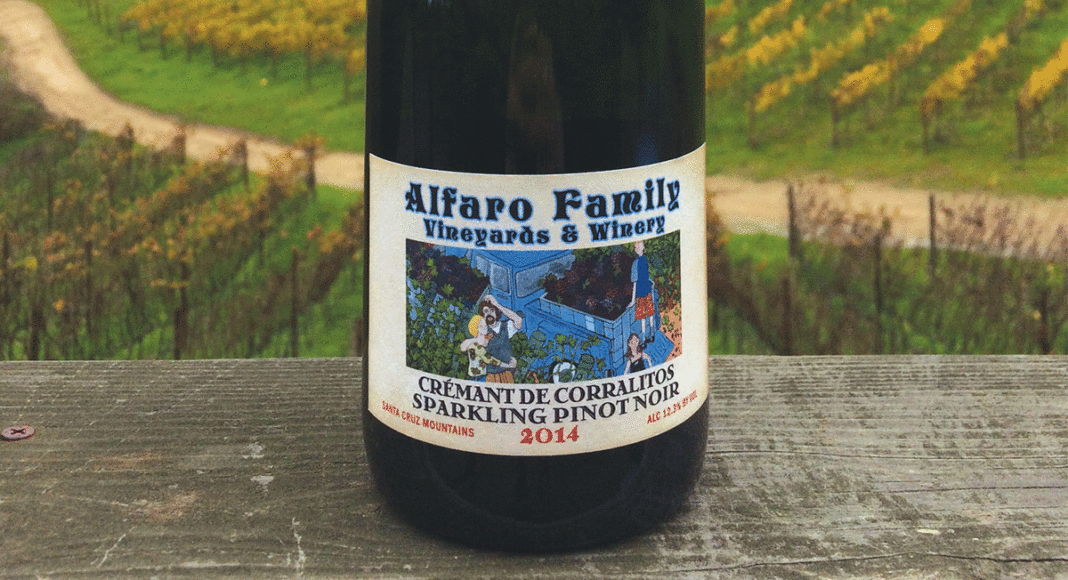 Alfaro sparkling pinot noir