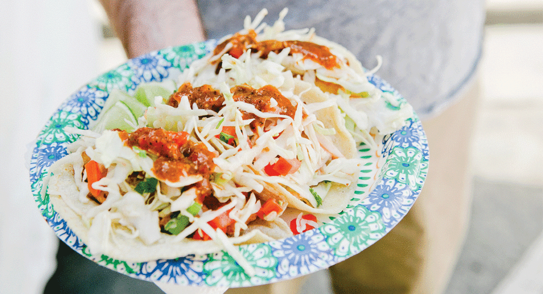 Watsonville Farmers Market fish tacos