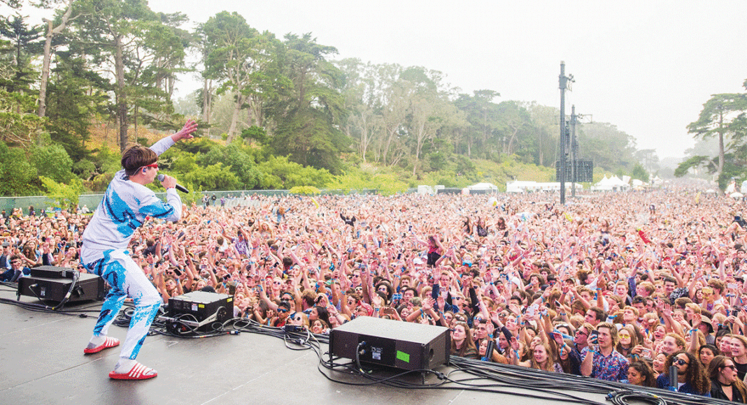 Oliver Tree Nickell played Outside Lands in San Francisco