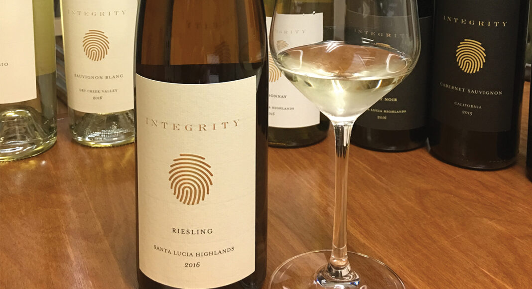 Integrity Wines 2016 Reisling