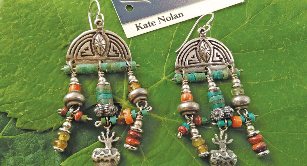 earrings by Kate Nolan