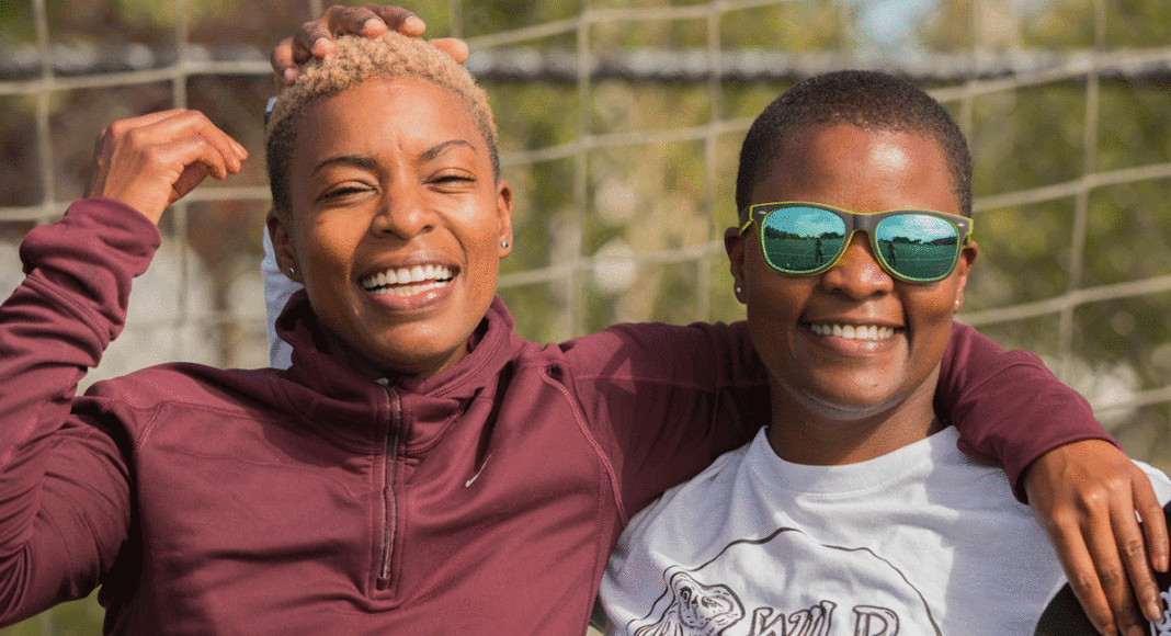 Sisters Morgan Pedford and Anita Pedford black in santa cruz black lives in santa cruz