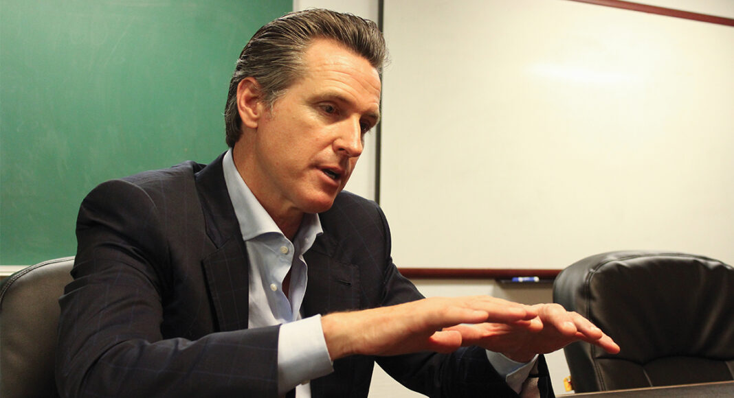 Lt. Gov. Gavin Newsom
