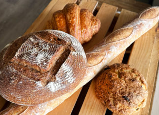 Best of Santa Cruz County 2024: Food and Drink cutting board with four types of bread