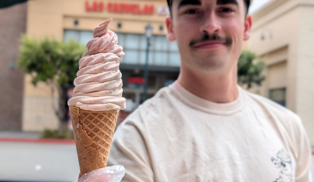 Ice cream offered at Nico's in Downtown Santa Cruz