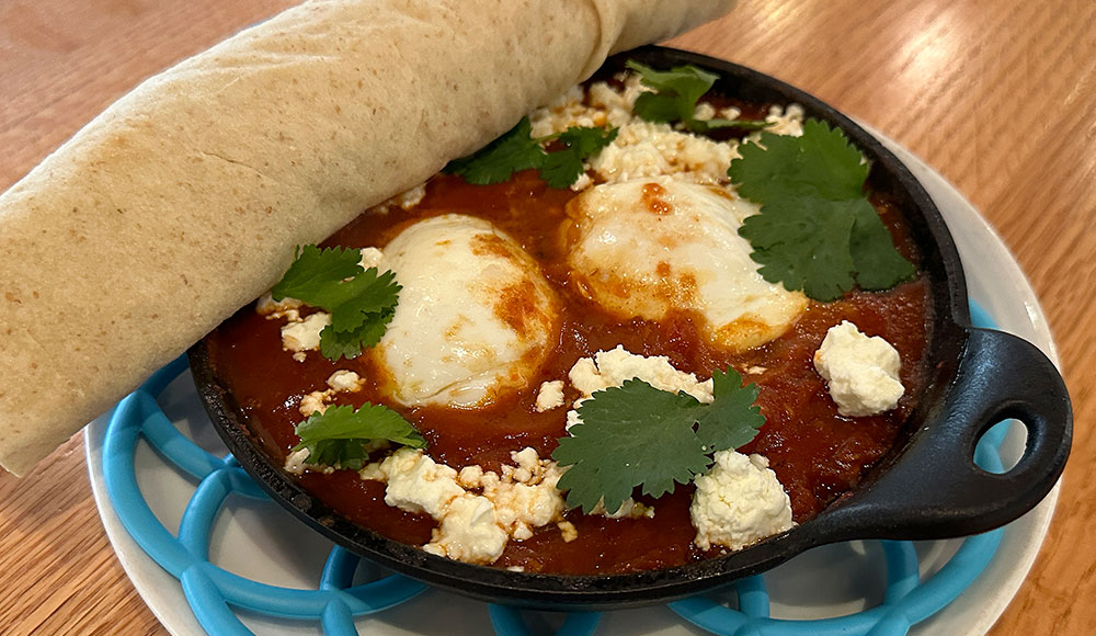 shakshuka served at Ibiza Restaurant