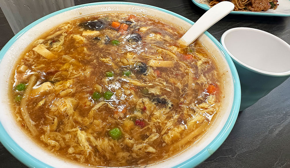 Foodie File photo hot and sour soup at Noodle Time