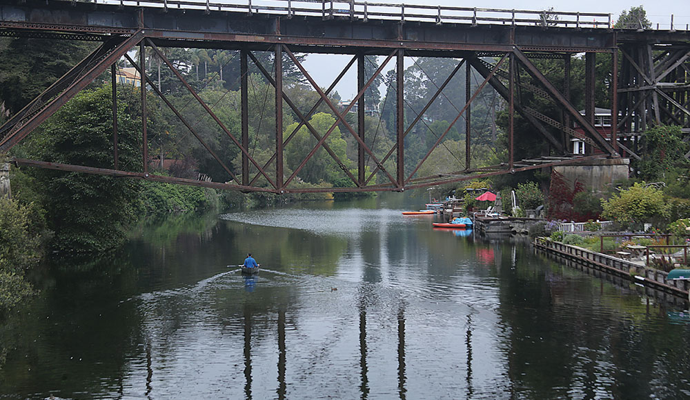 Trestle bridge in Capitola