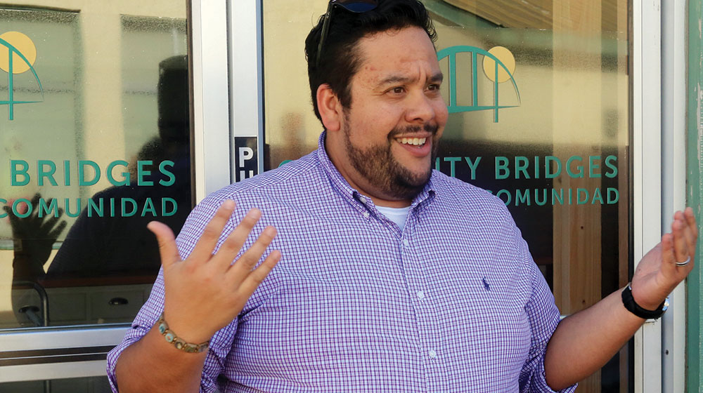 News photo Community Bridges CEO Raymon Cancino