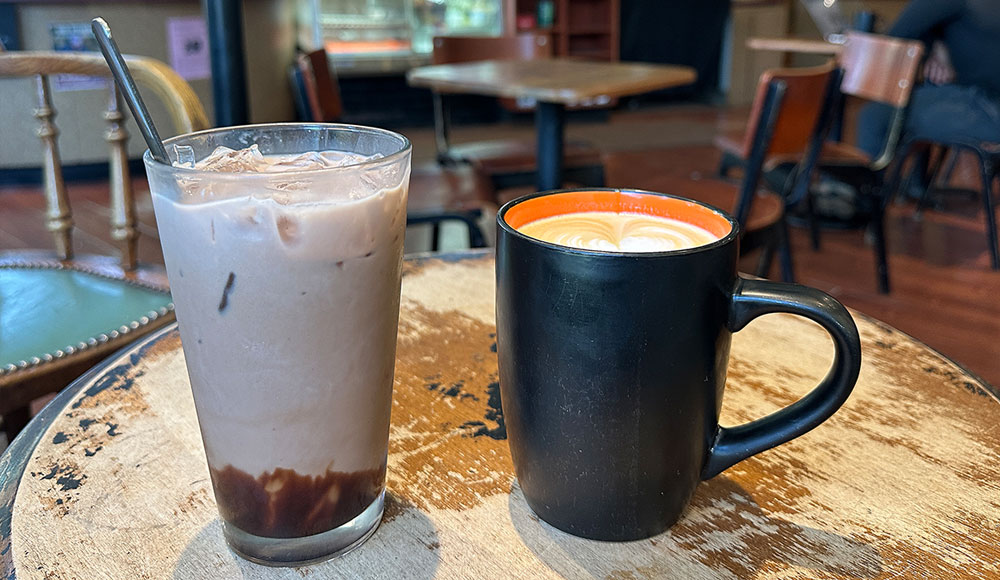 Coffee drinks at The Ugly Mug in Foodie File