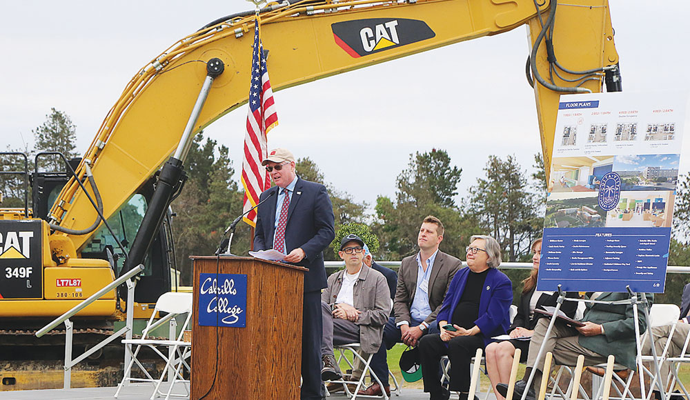 Cabrillo campus student housing ceremony