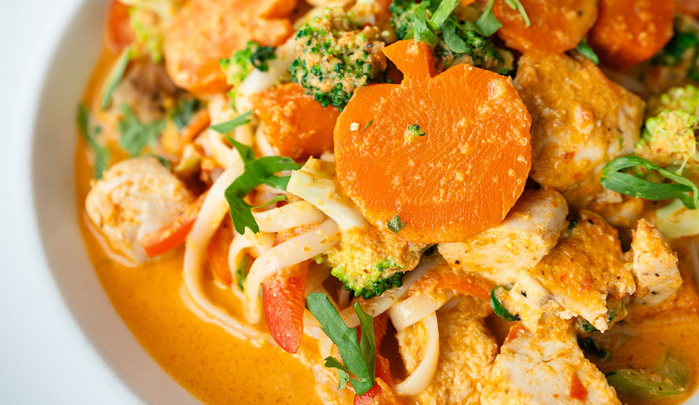 editor's note for restaurant week curry dish