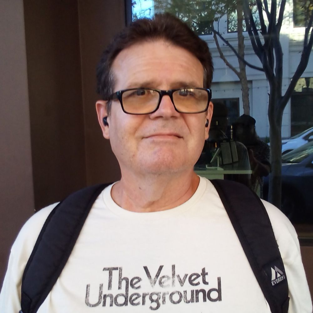 Todd smiling for Street Talk