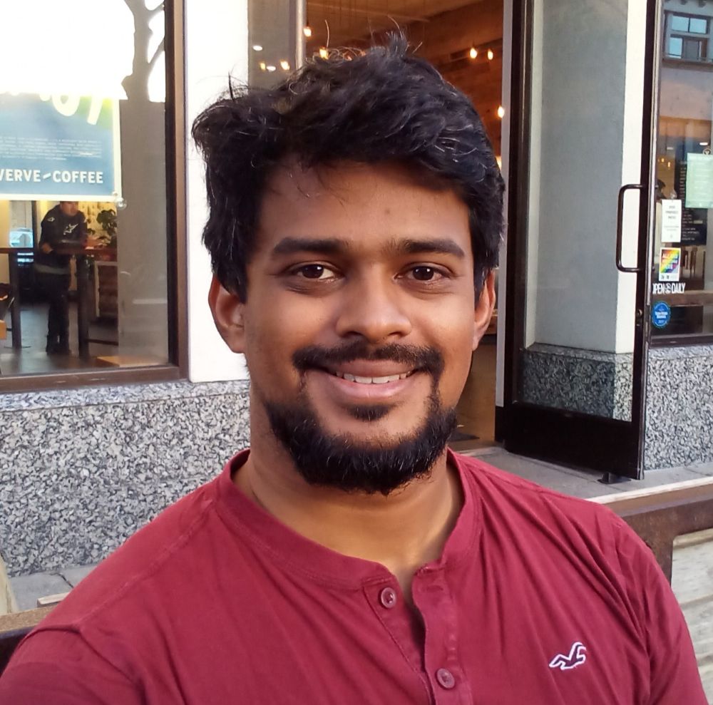 Nikhilesh smiling for Street Talk